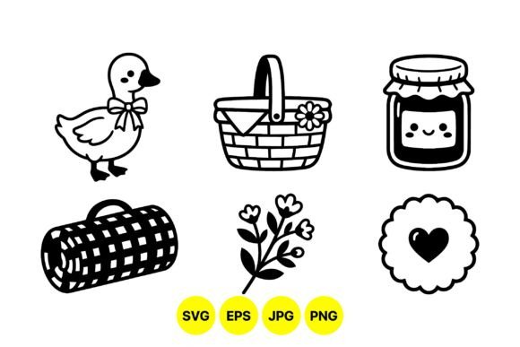 Cute Picnic Clipart Collection