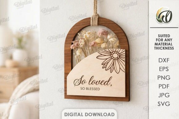 Mother’s Day Floral Decor Laser Cut