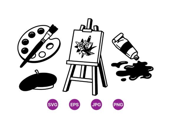 Tattoo Art Studio Vector Pack